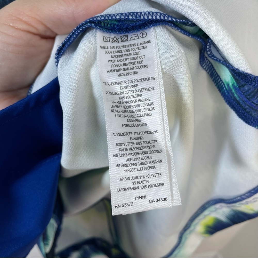 French Connection Annisa Whisper Print Mini Dress - Picture 7 of 14